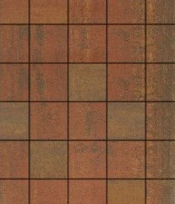 Тротуарная плитка КВАДРАТ 200х200 Листопад гладкий Арабская ночь Б.2.К.6 Выбор 60 мм