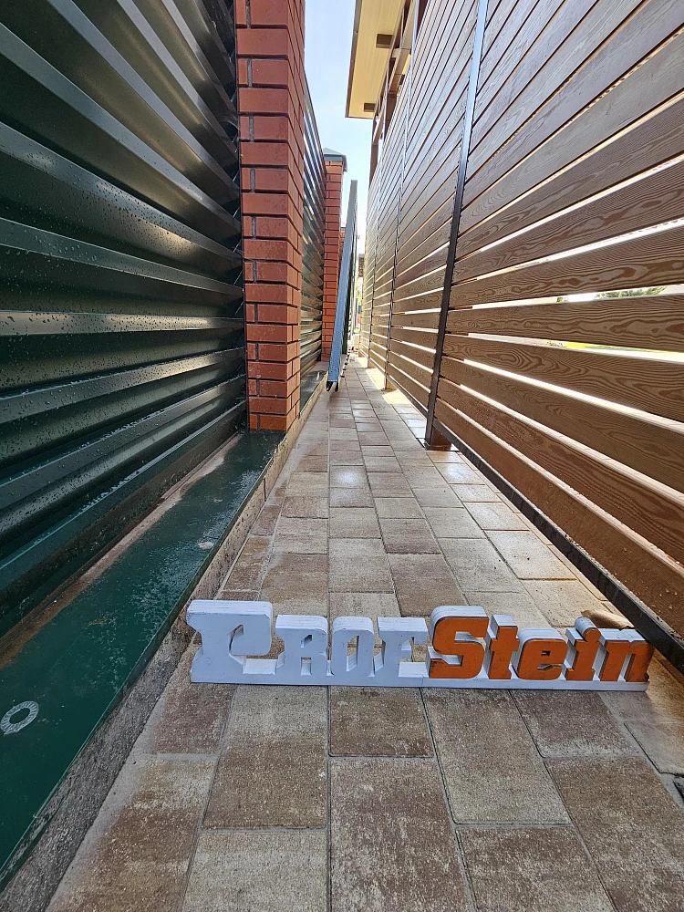 Укладка тротуарной плитки цвета Травертин от Steingot