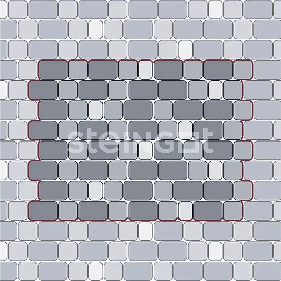 Тротуарная плитка Классика Травертин Steingot 60 мм