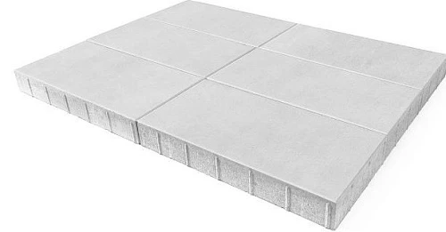 Крупноформатная плита Сити 600х300 Белый BRAER 80 мм