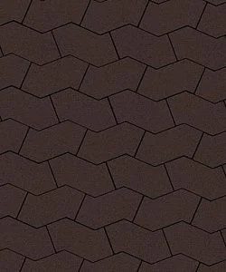 Тротуарная плитка S-ФОРМА Стандарт Коричневый В.3.Ф.10 Выбор 100 мм