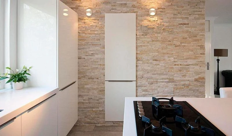 3D панель из натурального камня Кварцит Бежевый Классик Pharaon