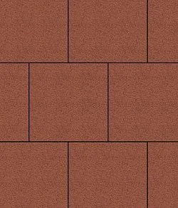 Тротуарная плитка КВАДРАТ 400х400 Гранит Красный Б.6.К.6 Выбор 60 мм