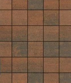 Тротуарная плитка КВАДРАТ 200х200 Листопад гладкий Мустанг Б.2.К.6 Выбор 60 мм