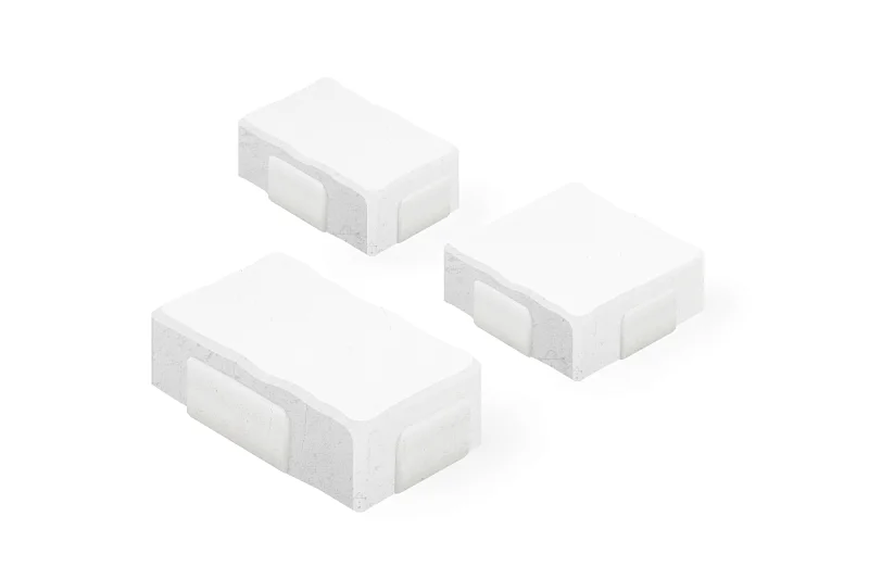 Тротуарная плитка Старый Город 2СГ5Ф Нобетек Белая 50 мм