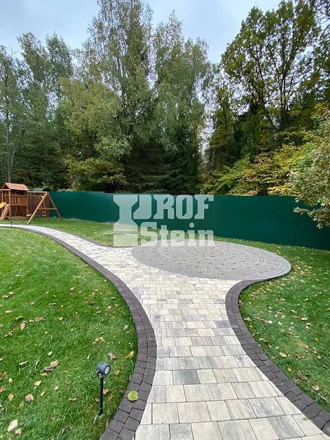 Укладка брусчатки Steingot по дизайн проекту мощения