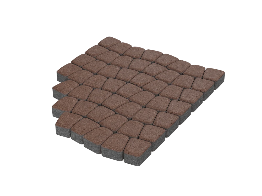 Тротуарная плитка Классико Капучино Stellard 60 мм