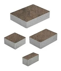 Тротуарная плитка МЮНХЕН Листопад гранит Шелковица Б.2.Фсм.6 Выбор 60 мм