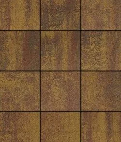 Тротуарная плитка КВАДРАТ 300х300 Листопад гранит Осень Б.1.К.6 Выбор 60 мм