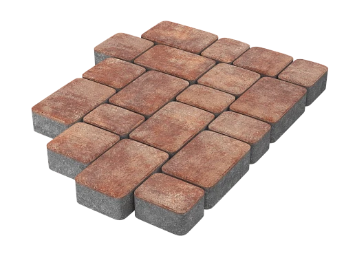 Тротуарная плитка Старый город Грей Stellard 40 мм