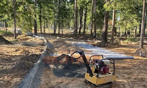 Установка дорожного бордюра (1000х300х150 мм)