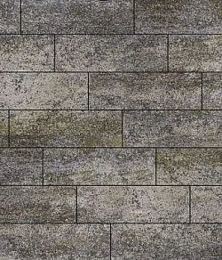 Тротуарная плитка ПРЯМОУГОЛЬНИК 750х250 Искусственный камень Габбро Б.12.П.8 Выбор 80 мм