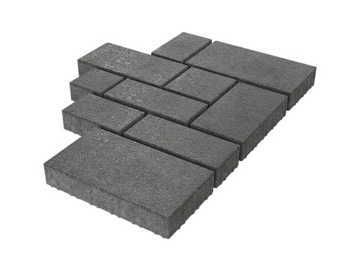 Тротуарная плитка Микс Сити Белый Stellard 60 мм