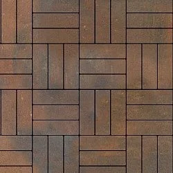 Тротуарная плитка Паркет Штайнрус Гладкая SteinRus 60 мм