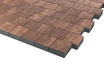 Тротуарная плитка Квадрат 20х20 Мокко Stellard 80 мм