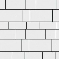 Тротуарная плитка Инсбрук Тироль Белый Гладкая SteinRus 60 мм