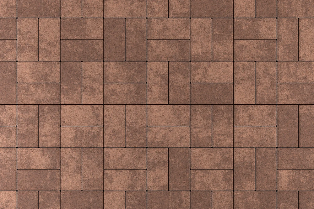 Тротуарная плитка Брусчатка Мокко Stellard 80 мм