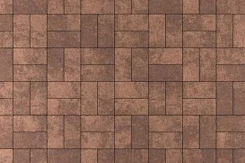 Тротуарная плитка Брусчатка Мокко Stellard 60 мм