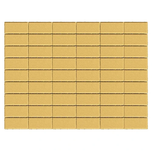 Тротуарная плитка Прямоугольник, Каштан BRAER 40 мм