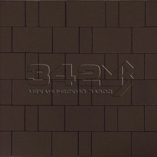 Тротуарная плитка Новый город Коричневый 342 МЗ 60 мм