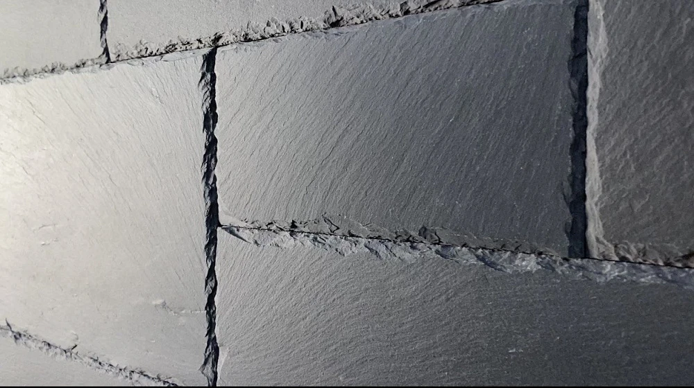 Плитка Сланец чёрный (натуральный скол) 100х 300 Pharaon