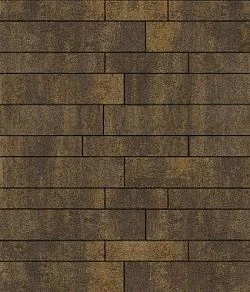 Тротуарная плитка ПАРКЕТ Листопад гладкий Мокко Б.16.Псм.8 Выбор 80 мм