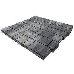 Плитка тротуарная Новый город Актау Гладкая SteinRus 40 мм