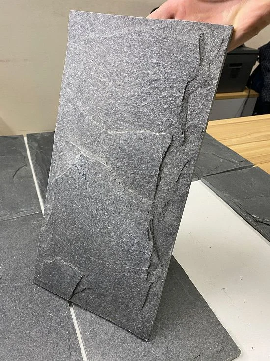 Плитка Сланец чёрный (Машрум) 200х 400 Pharaon