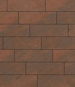 Тротуарная плитка ПРЯМОУГОЛЬНИК 750х250 Листопад гладкий Клинкер Б.12.П.8 Выбор 80 мм