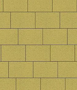 Тротуарная плитка ПРЯМОУГОЛЬНИК 750х500 Стандарт Желтый Б.14.П.8 Выбор 80 мм