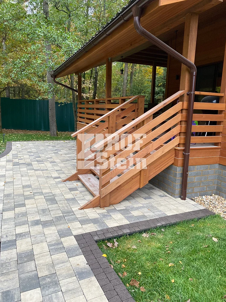 Укладка брусчатки Steingot по дизайн проекту мощения