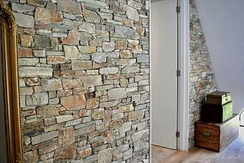 3D панель из натурального камня Кварцит Бежевый Грубый камень Pharaon