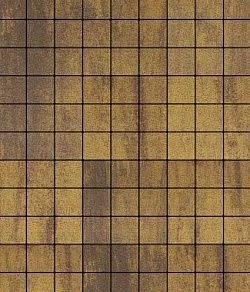 Тротуарная плитка КВАДРАТ Листопад гранит Янтарь А.3.К.4 Выбор 40 мм