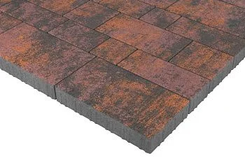Тротуарная плитка Микс Сити Браун Stellard 60 мм