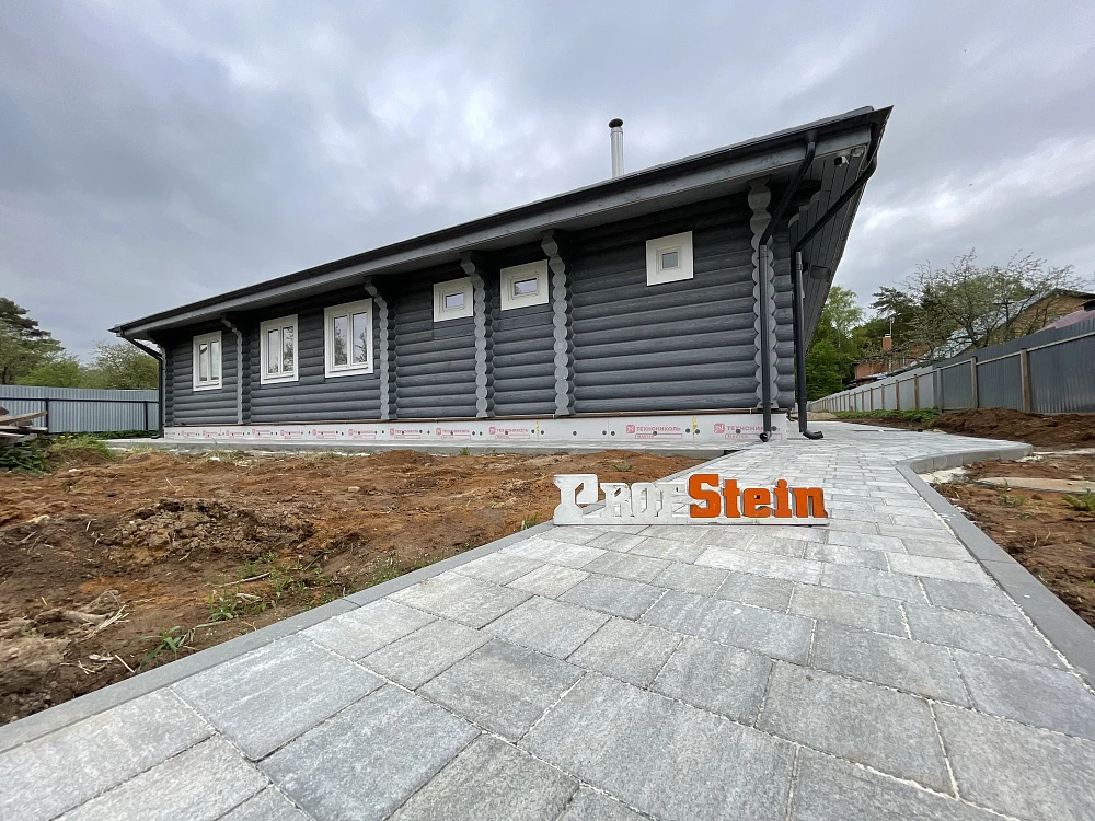 Укладка тротуарной плитки Старый город Венусбергер цвета Туман