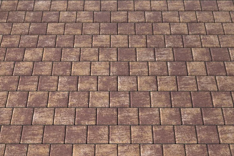 Тротуарная плитка Квадрат 10х10 Гавана Stellard 60 мм