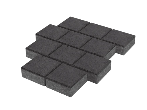Тротуарная плитка Квадрат 20х20 Серый Stellard 60 мм