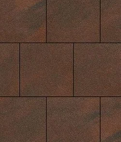 Тротуарная плитка КВАДРАТ 400х400 Листопад гранит Клинкер Б.6.К.6 Выбор 60 мм