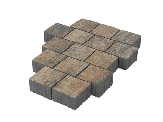 Тротуарная плитка Квадрат 15х15 Каньон Stellard 80 мм