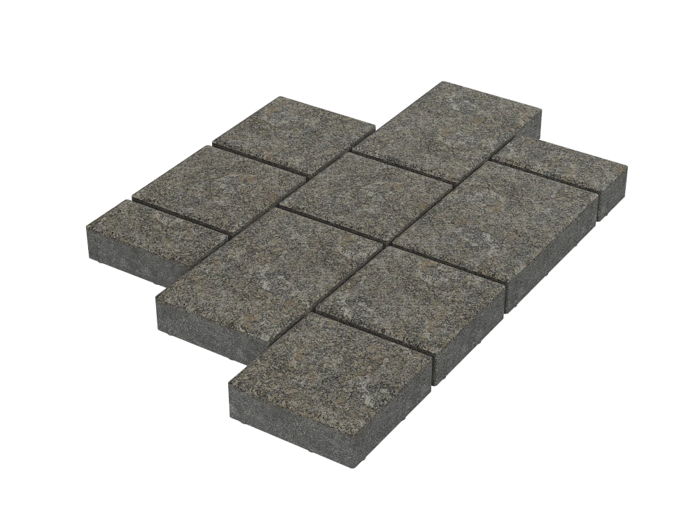 Тротуарная плитка Мозаика Китайский гранит Stellard 60 мм