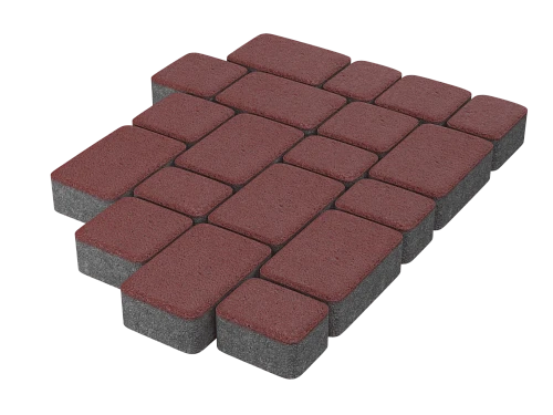 Тротуарная плитка Старый город Желтый Stellard 40 мм