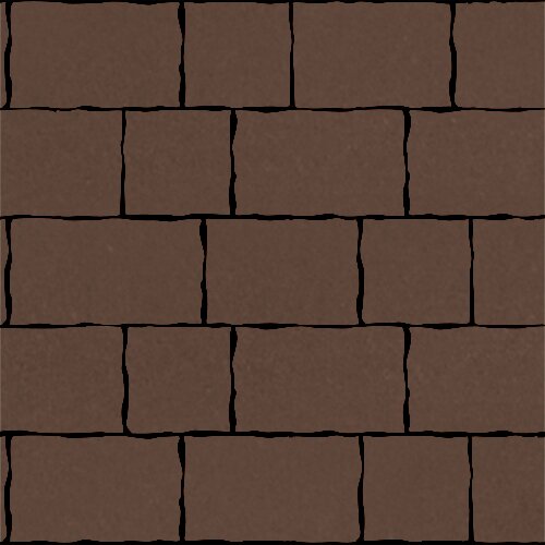 Тротуарная плитка Palermo Умбра Гладкая SteinRus 80 мм