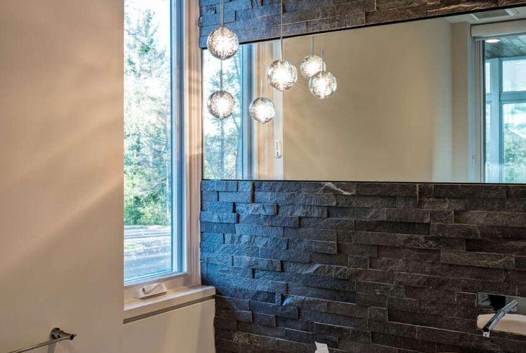 3D панель из натурального камня Сланец Чёрный Неоклассик Pharaon