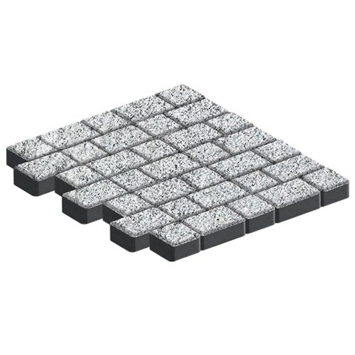 Плитка тротуарная Инсбрук Альт Дуо Гранит BackWash SteinRus 40 мм