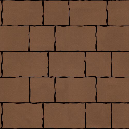 Тротуарная плитка Palermo Умбра Гладкая SteinRus 80 мм