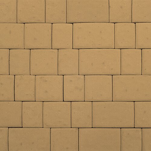 Тротуарная плитка Инсбрук Инн Песочный Гладкая SteinRus 60 мм