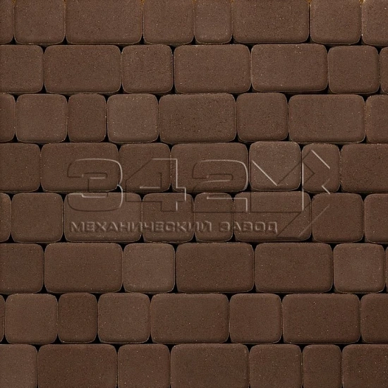 Тротуарная плитка Классика 60 Темно-Коричневый 342 МЗ