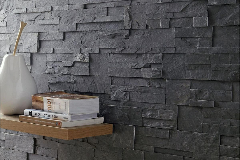 3D панель из натурального камня Сланец Бежевый Модерн Pharaon