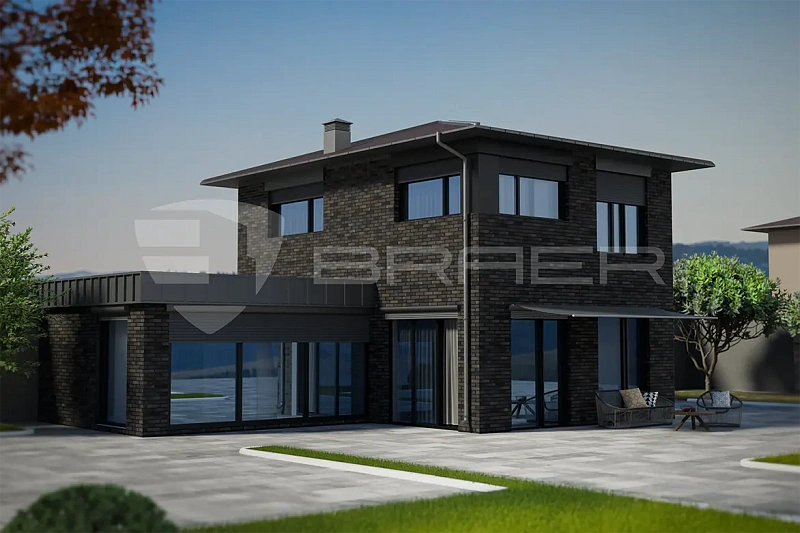 Кирпич облицовочный BRAER PRO 1.03 одинарный 1 NF