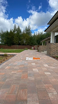 Тротуарная плитка Старый город Ландхаус, Койот BRAER 80 мм